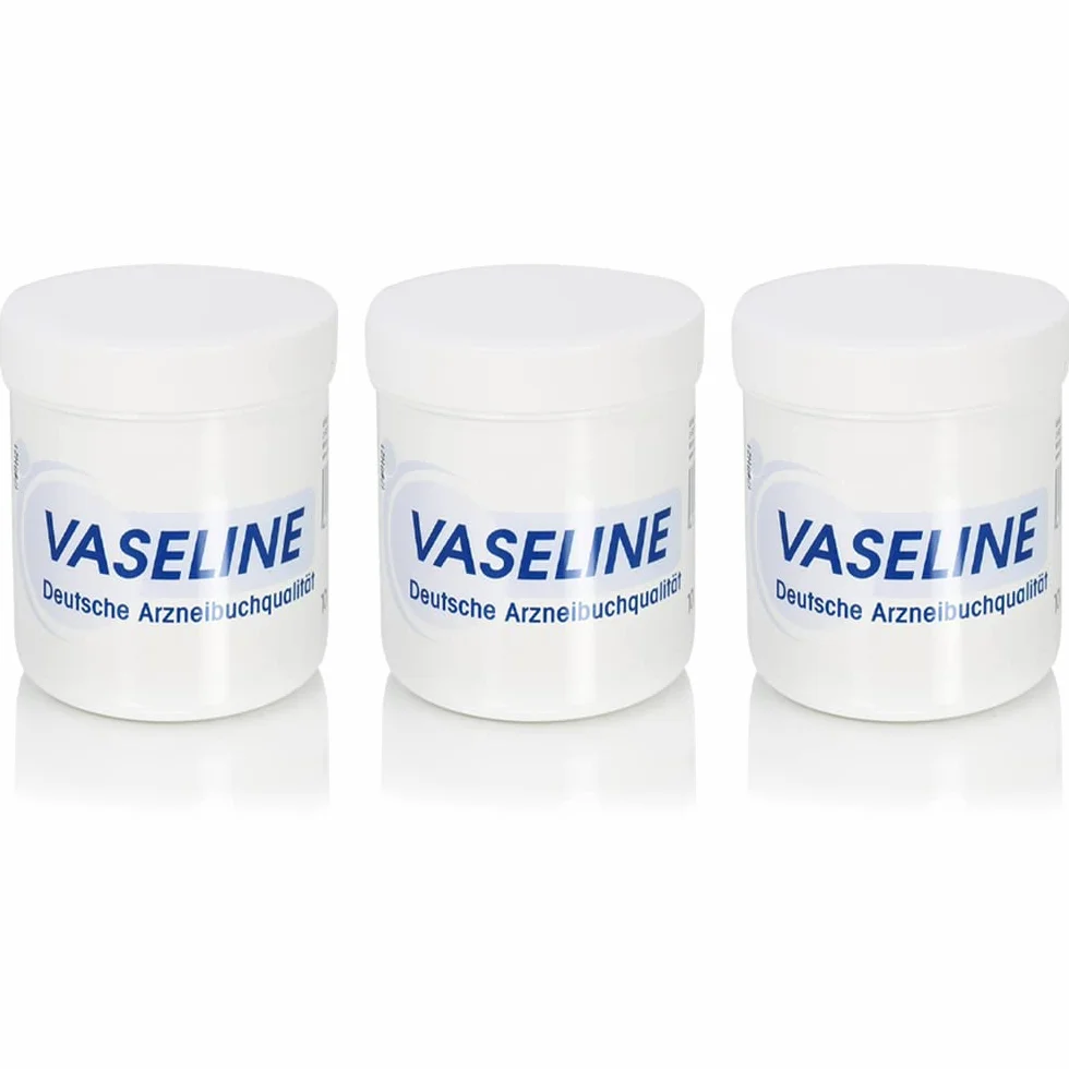 COM-FOUR® zestaw 3 bialych wazelin 3x 100ml - chroni i uelastycznia skóre