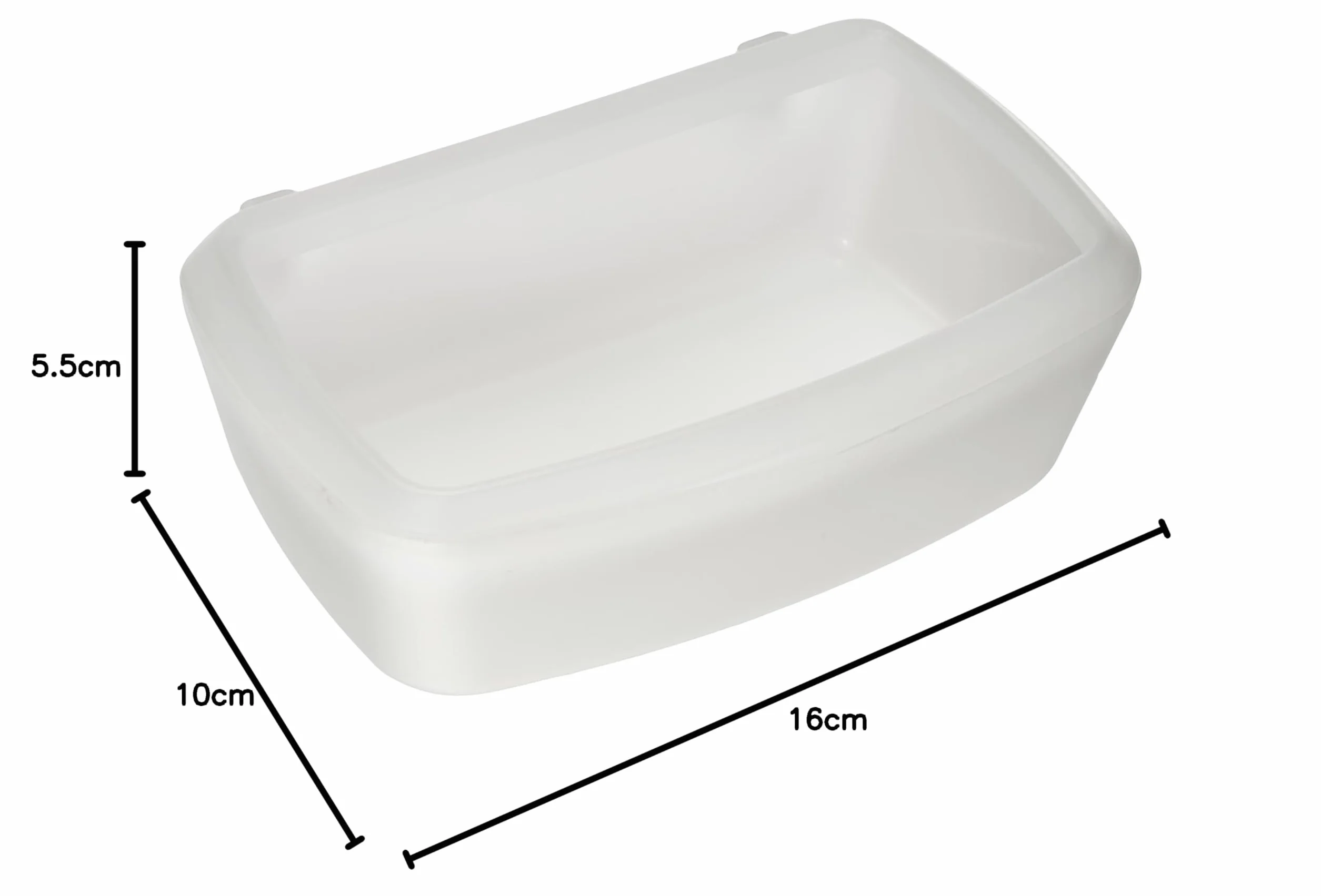 Stefanplast 84589 miska na wodę do pojemnika Gulliver IATA TranSportbox, ok. 550 ml