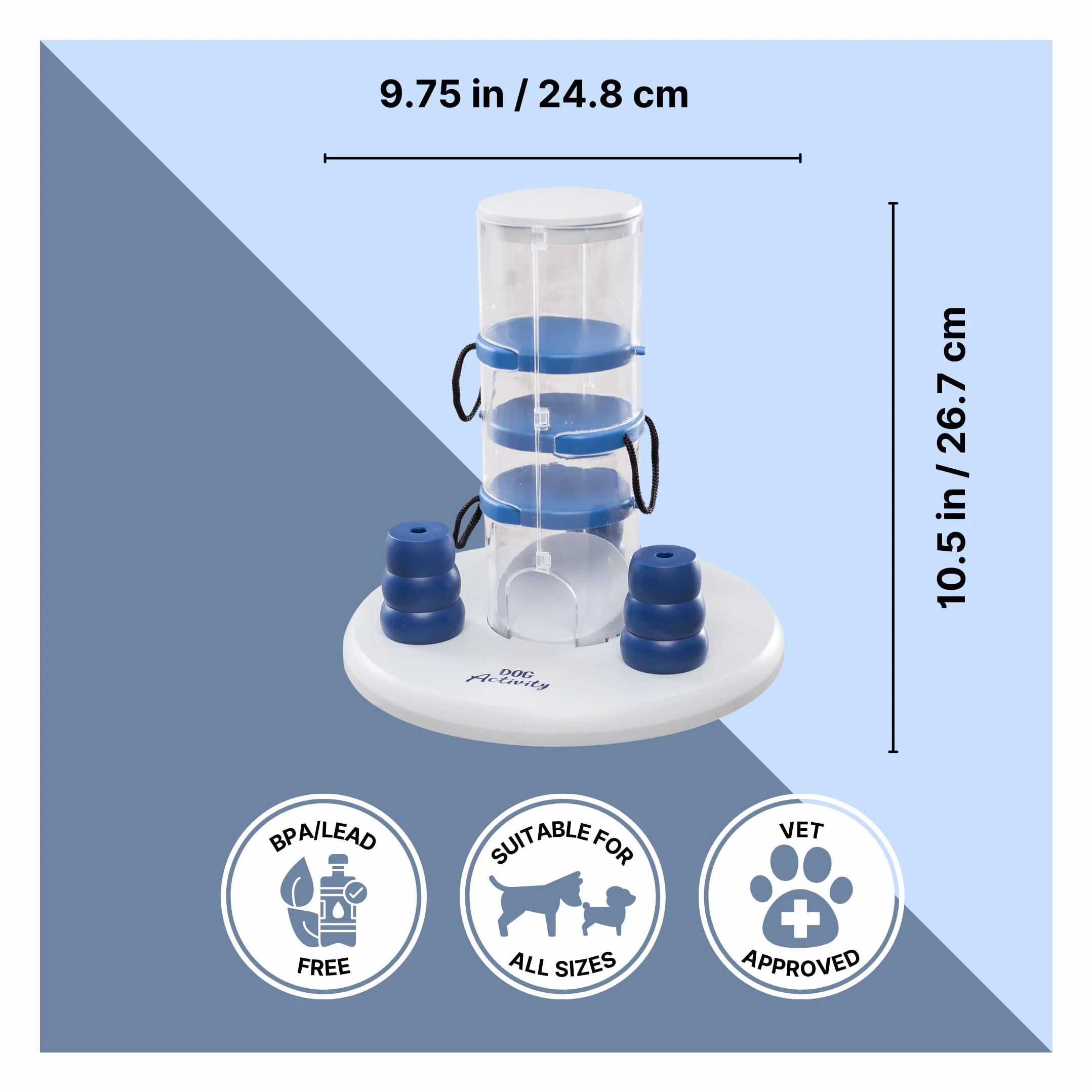 Trixie 32016 Dog Activity Gambling Tower, 25 × 27 cm