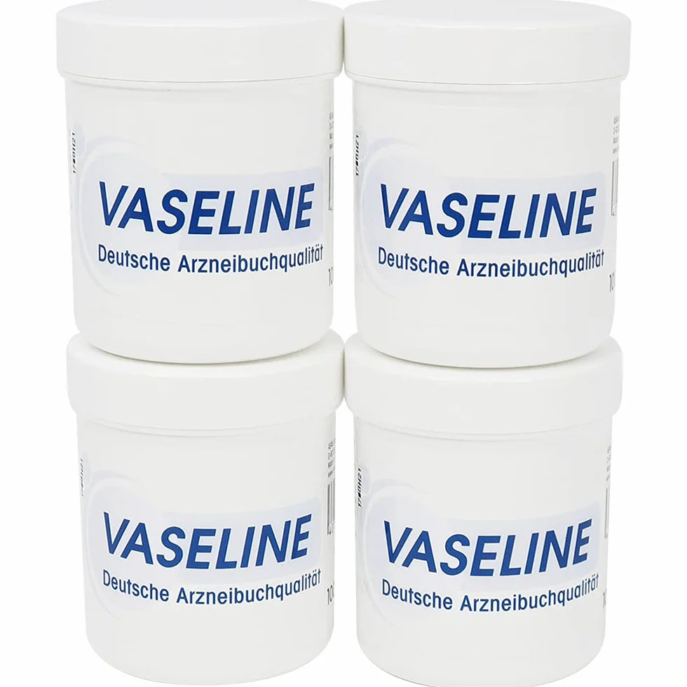 COM-FOUR® zestaw 3 bialych wazelin 3x 100ml - chroni i uelastycznia skóre