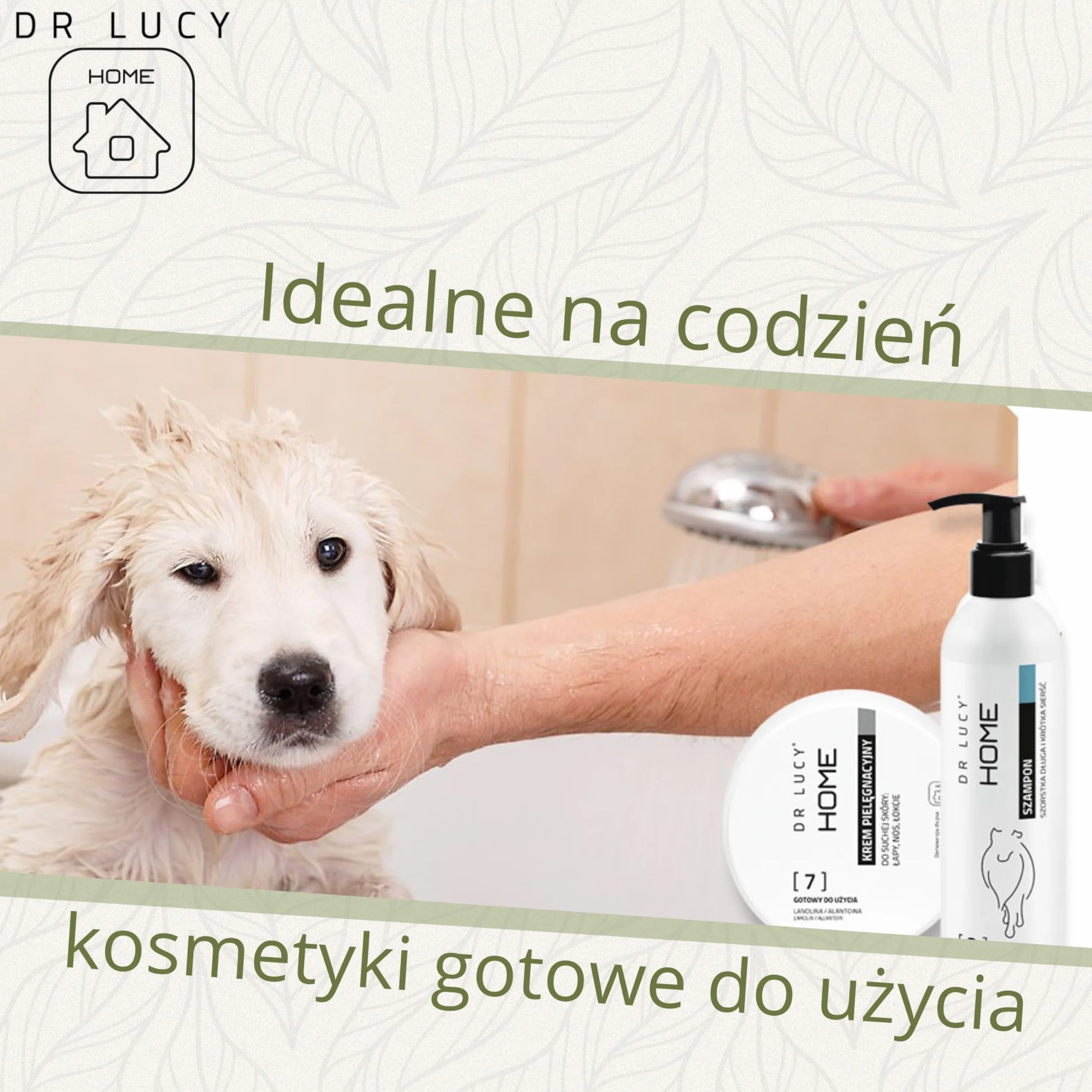 DR LUCY Home 6 spray dla psów do łatwego rozplątywania, do wszystkich rodzajów sierści, nawilżający i regenerujący, nadaje połysk, ułatwia rozczesywanie, 250 ml