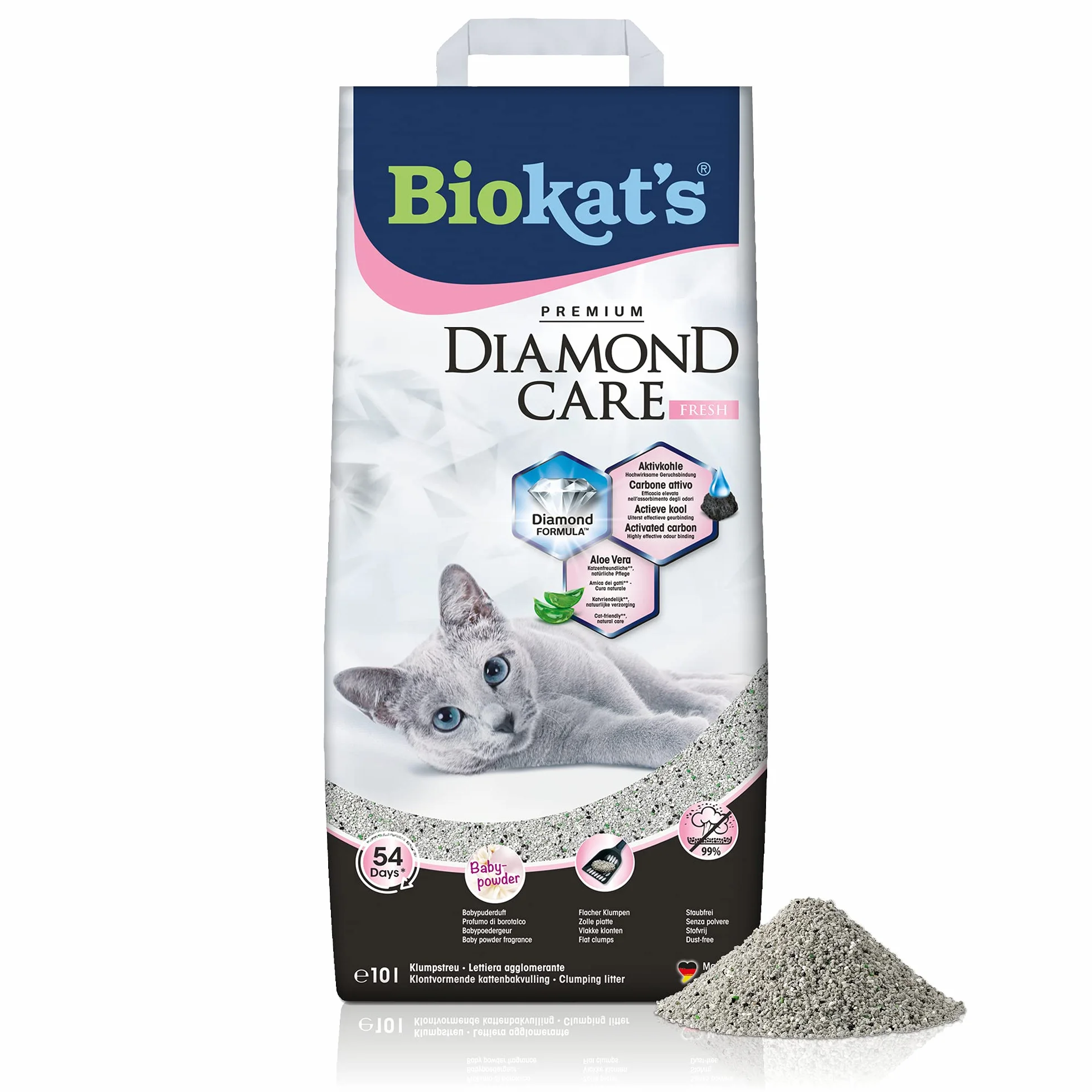 Biokat'S Diamond Care Fresh Żwirek, 10 L