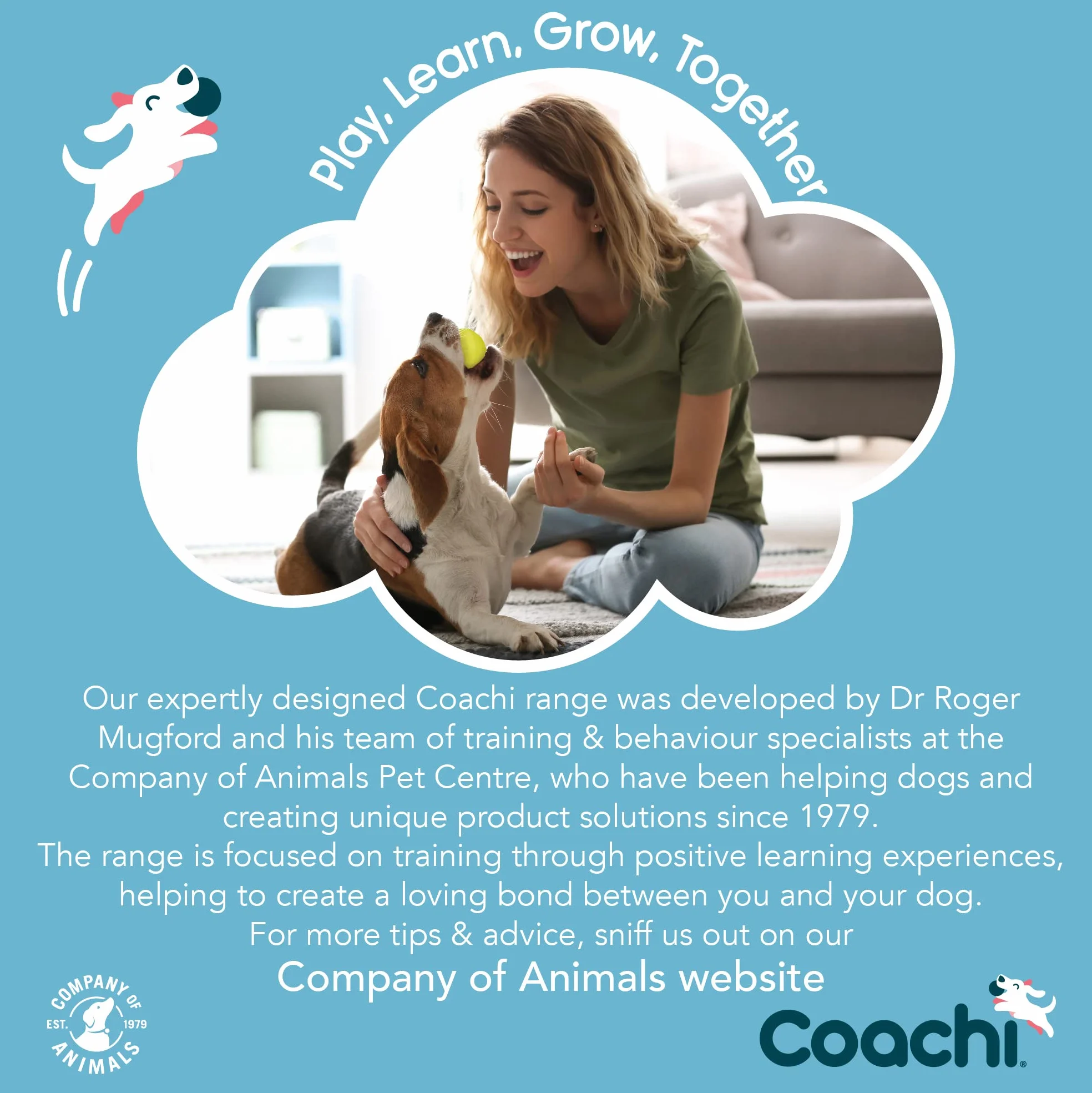 Coachi Multi-Clicker, dog Accessory, Volume Control with 3 Settings, Easy to Click, Adjustable Wrist Strap, Dog Clicker, For Dog Training, Including Sensitive Dogs and Puppies.