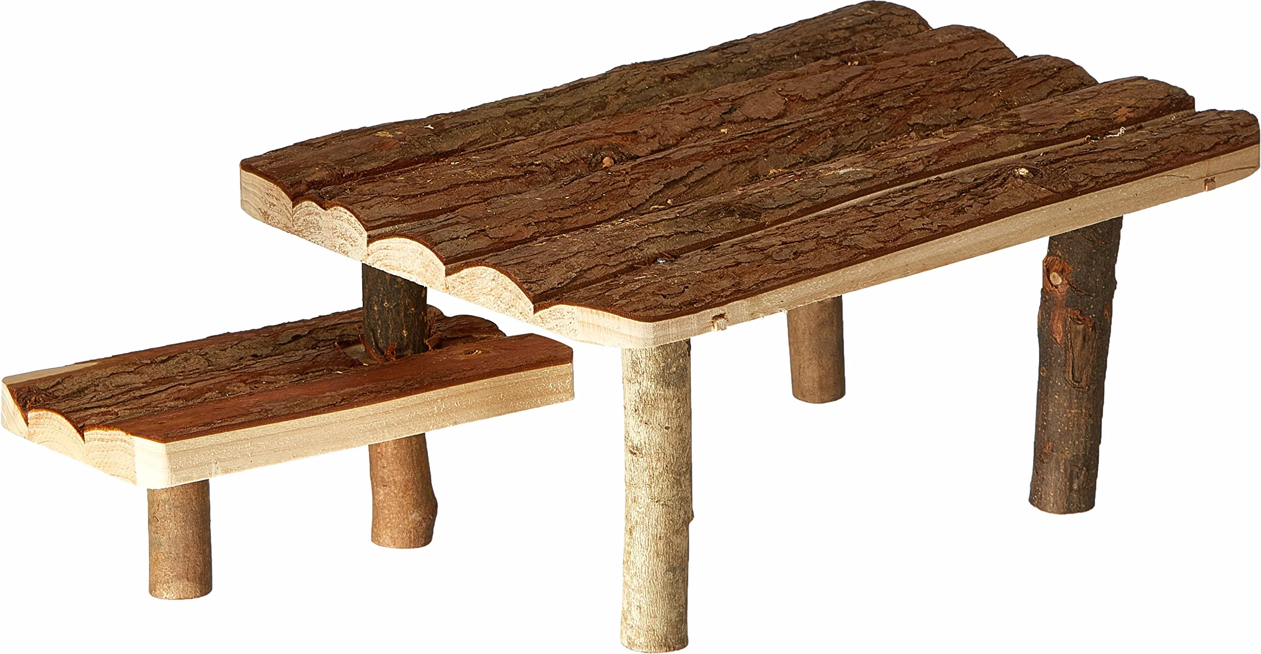 Trixie 62262 Natural Living schronienie i miejsce do leżenia ze schodami, 37 × 17 × 28 cm