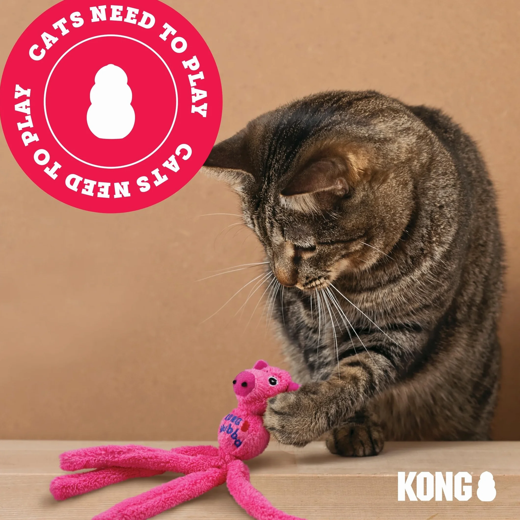 KONG Cat ZoomGroom – szczotka do pielęgnacji i masażu z miękkiego kauczuku dla kotów