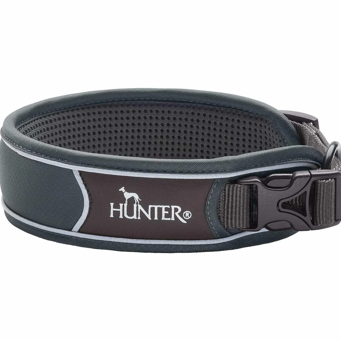 Hunter 4016739676252 25-35 cm Divo naszyjnik szary, szary