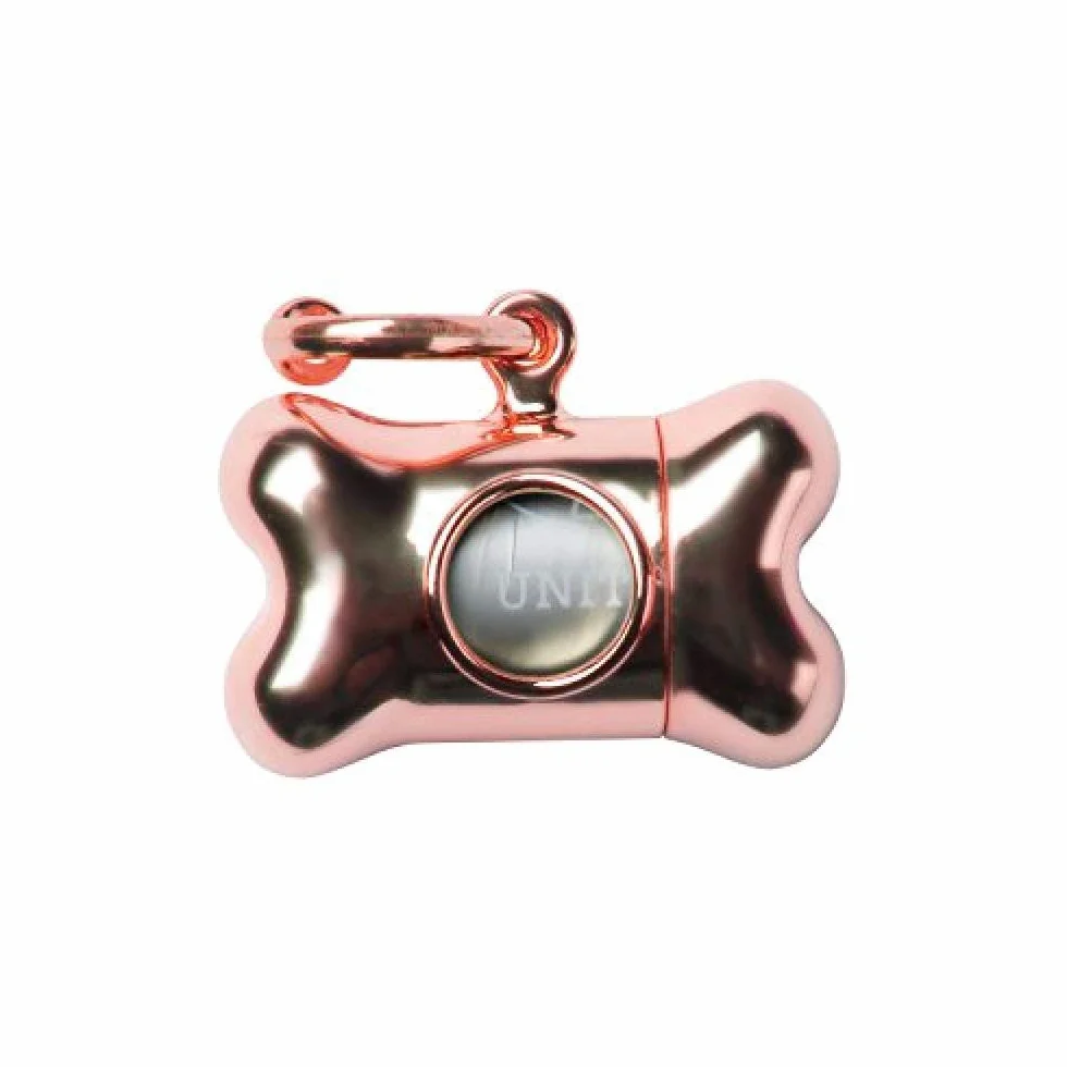 United Pets Bon Ton Nano Chrome dozownik na odpady dla psów, srebrny