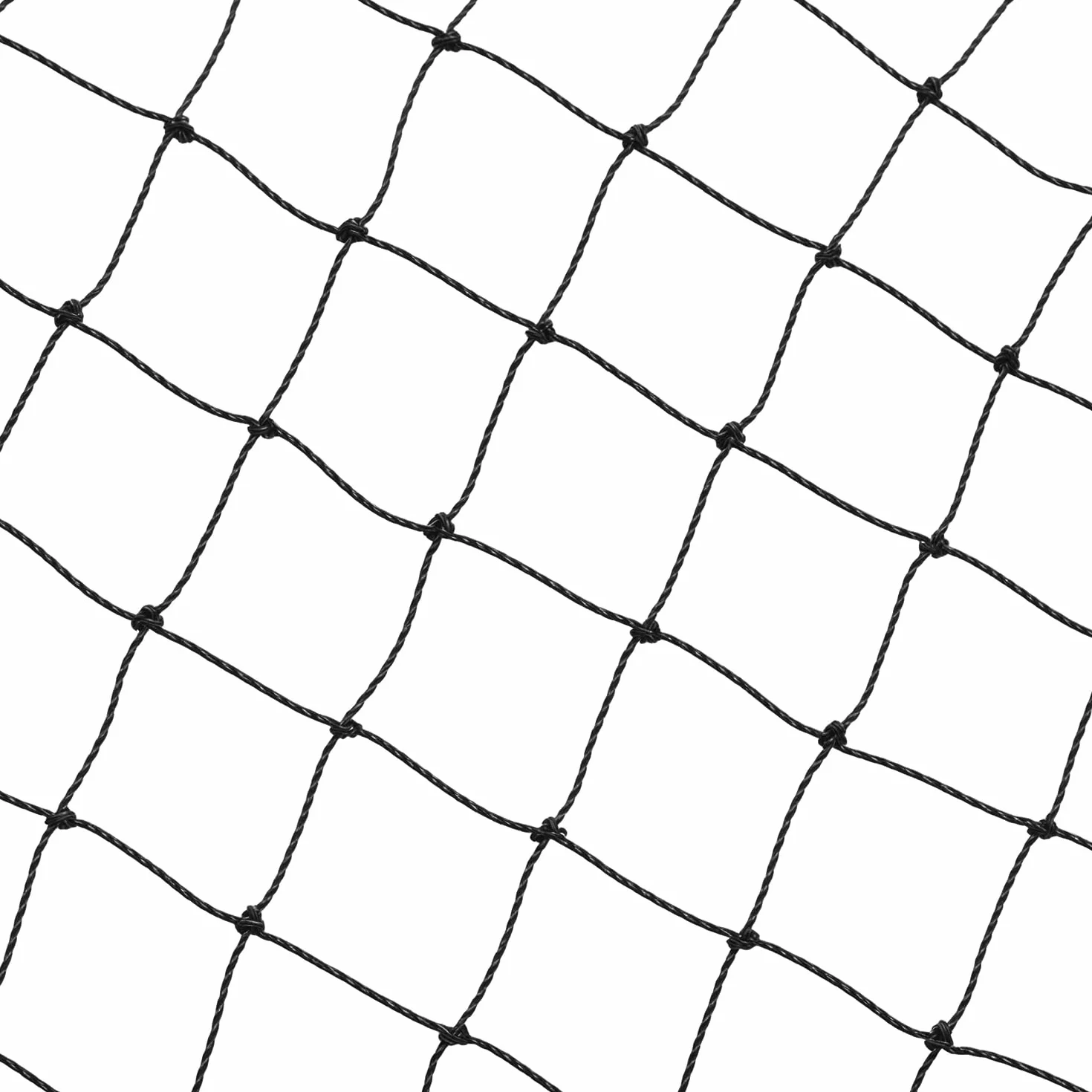QWORK® Siatka dla kota wzmocniona drutem, 2 x 3 m, czarna, na balkon, drzwi zewnętrzne i okna
