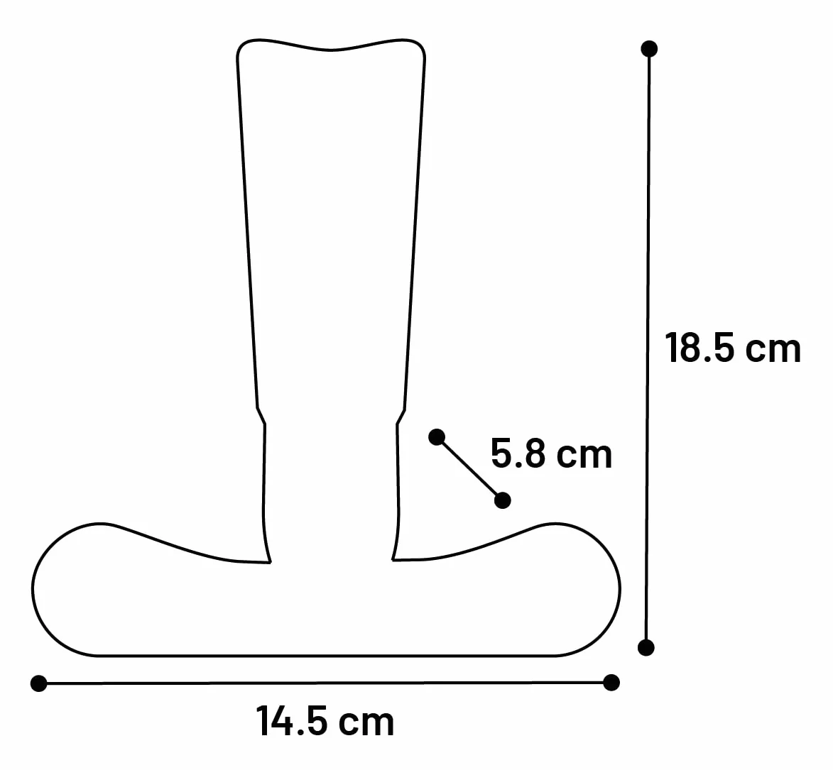FLAMINGO JCHIEN NYL'O Bamboo T-Bone Wół Brązowy Szeroki 18,5CM