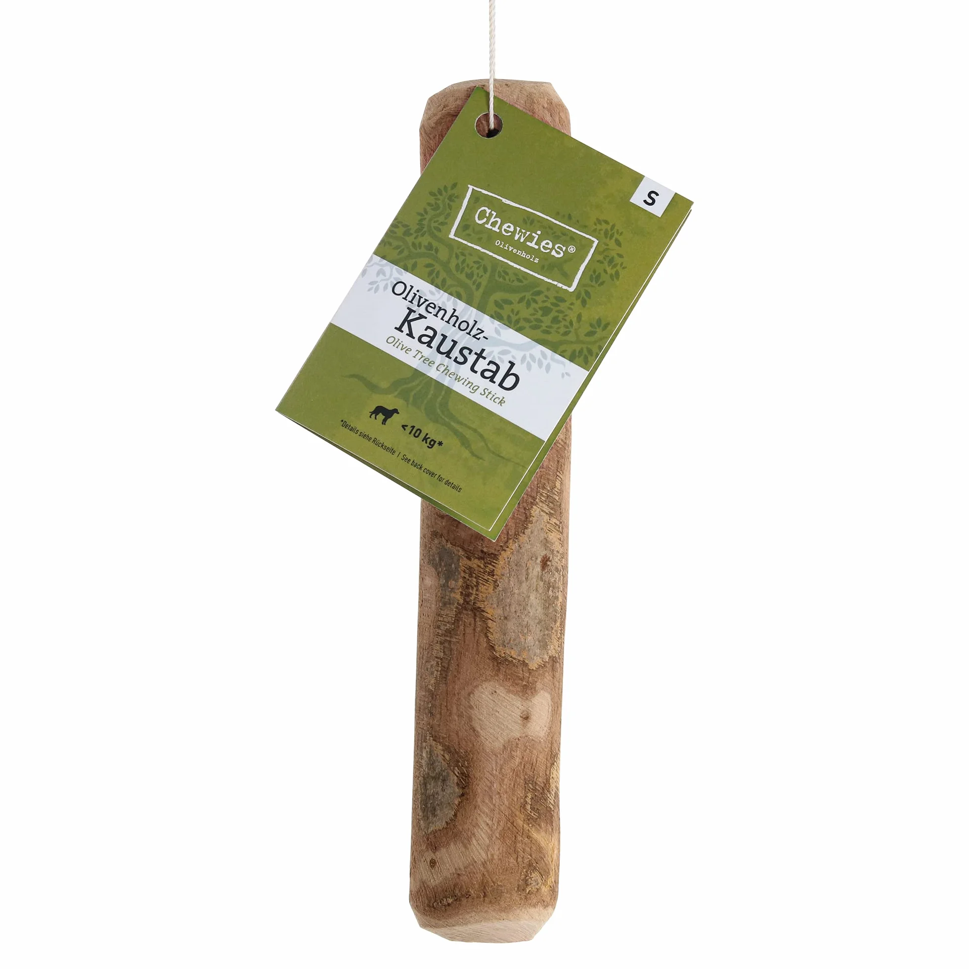 Chewies Drewno oliwkowe żucie kość zabawka dla psa 100% naturalne akcesoria dla psów zabawka do żucia pies do 10 kg rozmiar S