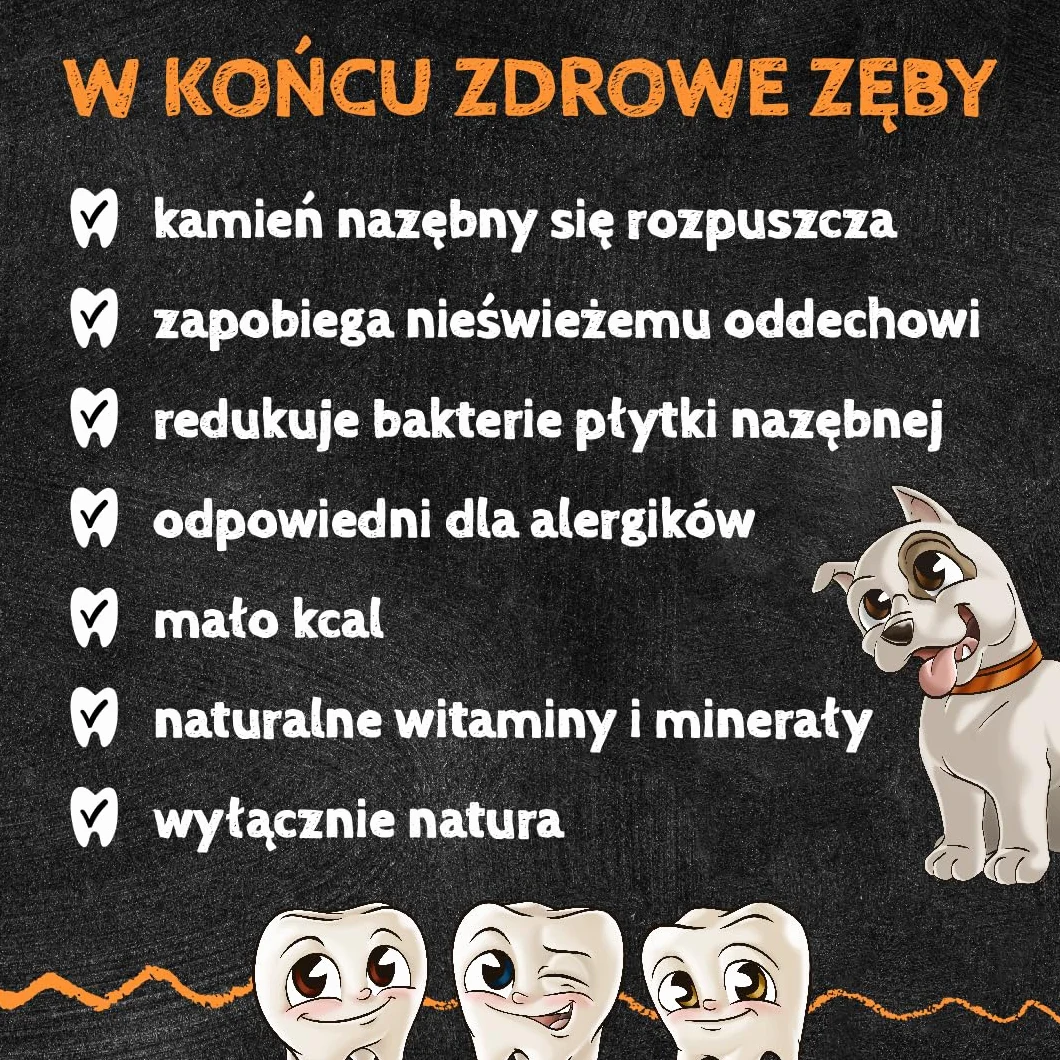 QCHEFS Puffed Cracker przekąska do pielęgnacji zębów dla psów do gryzienia kości na zapach oddechu, zapalenie dziąseł, usuwanie kamienia nazębnego