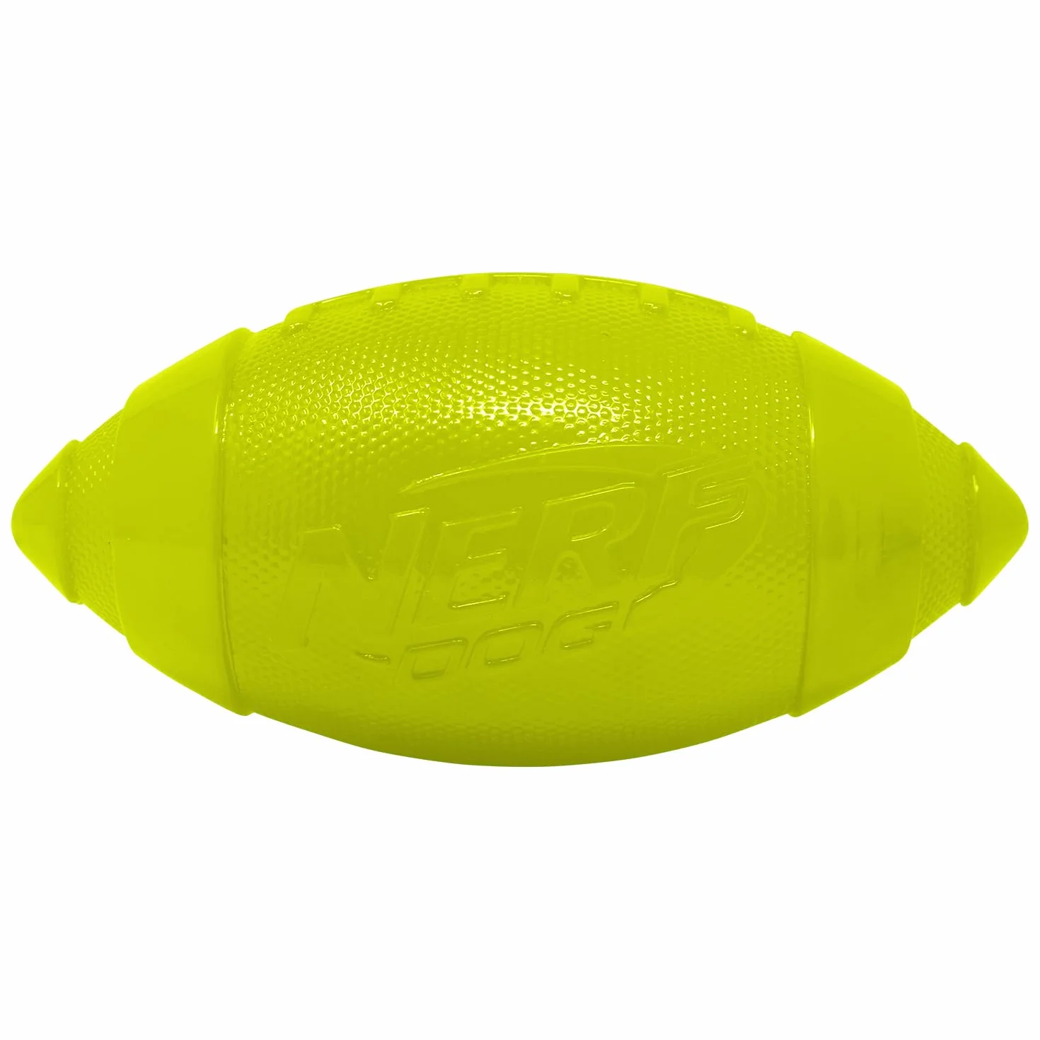 Nerf Dog 18 cm TPR Glow klasyczna piszcząca piłka nożna zabawka dla psa - zielona