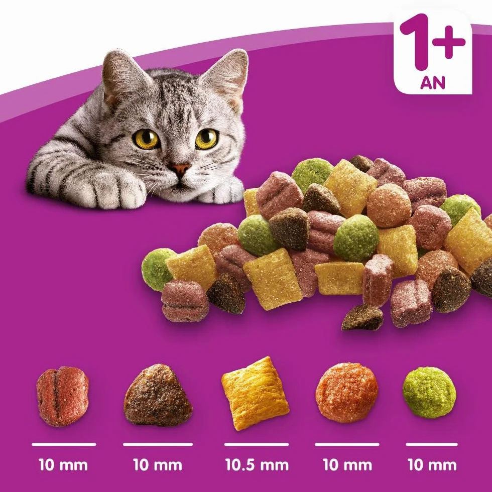 Whiskas Adult 1 + 5900951259227 Karma dla Dorosłych Kotów, 7Kg