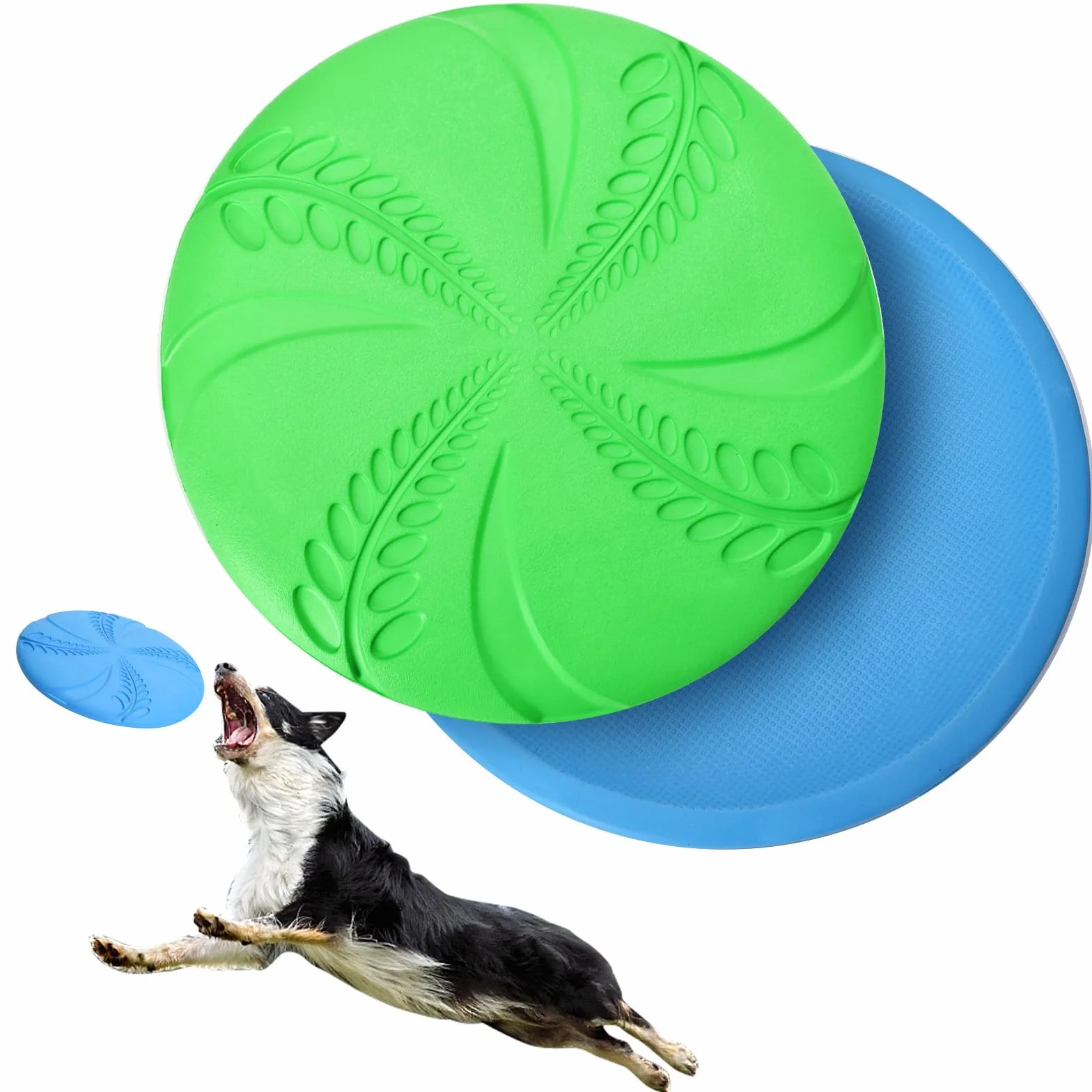Nobleza Frisbee dla Psów - 2 Paczki Interaktywnego Latającego Dysku, Zabawka do Ćwiczeń Sportowych na Świeżym Powietrzu