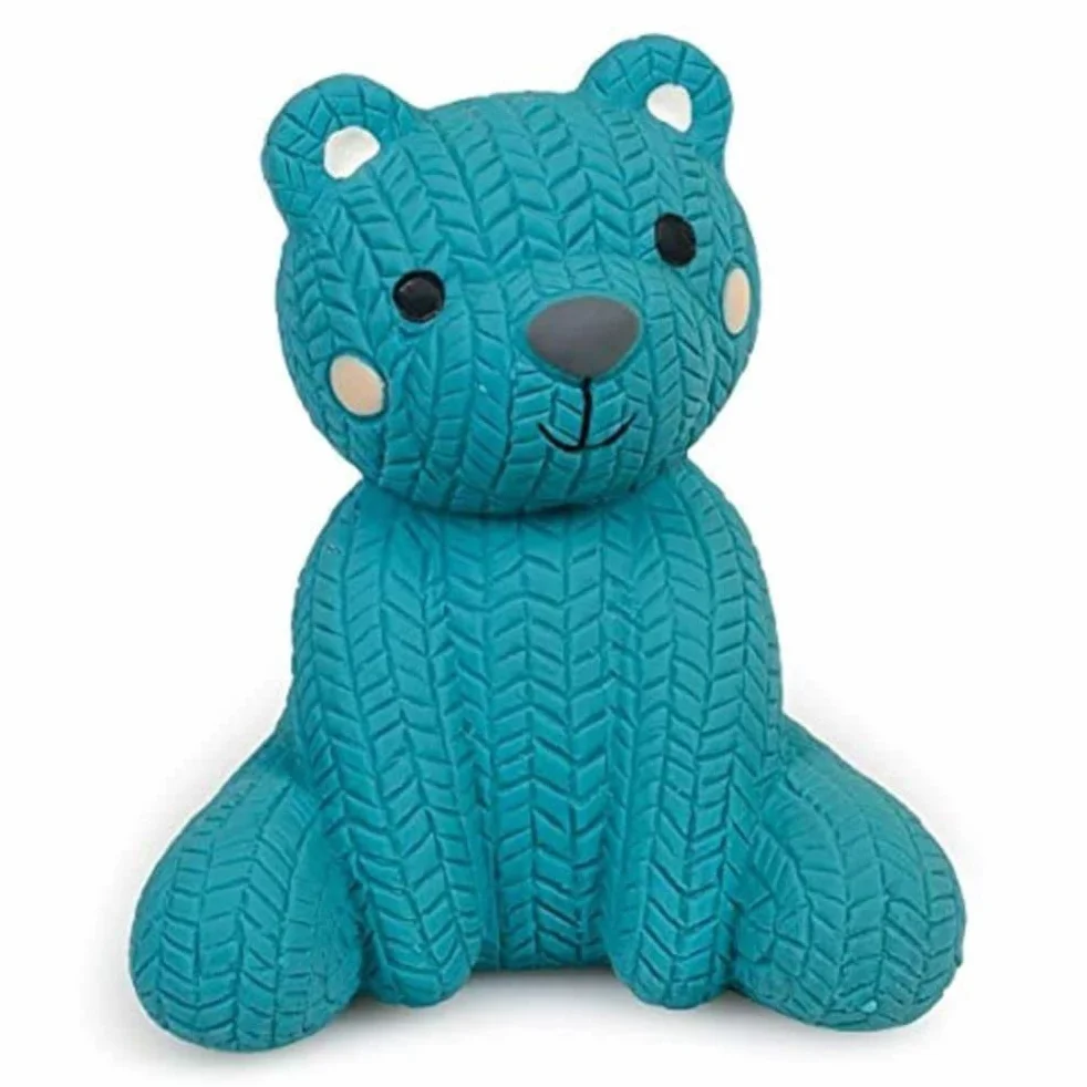 Petface Little Petface Teddy Bear Lateksowa zabawka dla psa do żucia, niebieski (1 szt.)